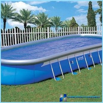 Sådan vælges en oppustelig pool til en sommerresidens
