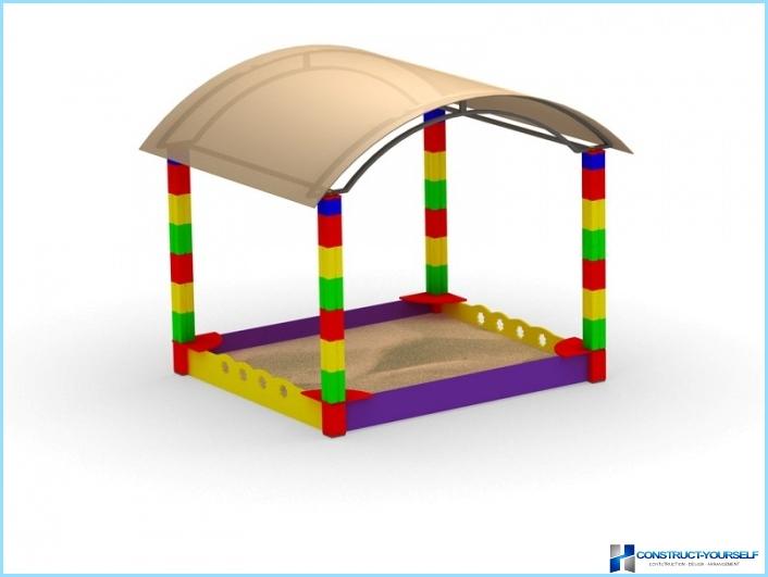 Sandbox for kindergarten