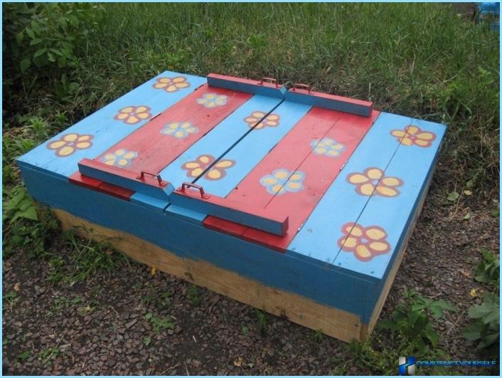 Sandbox for kindergarten