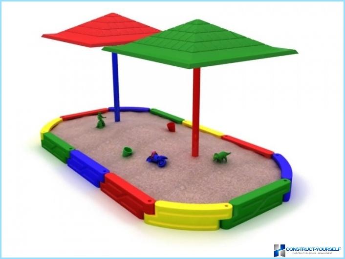 Sandbox for kindergarten