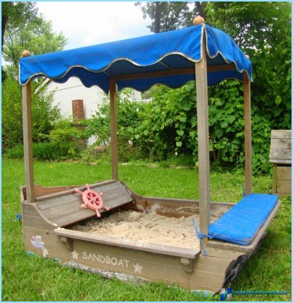 Sandbox for kindergarten