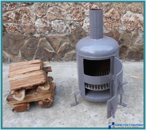 How to make a stove with his own hands