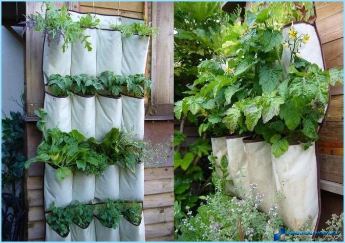 How to make a vertical flower beds
