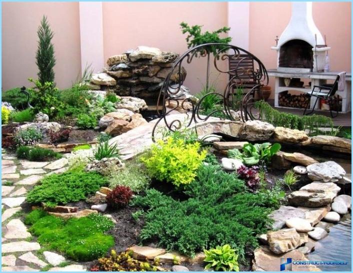 Rockery landscape design