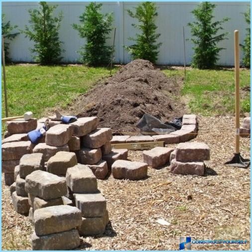 Rockery landscape design