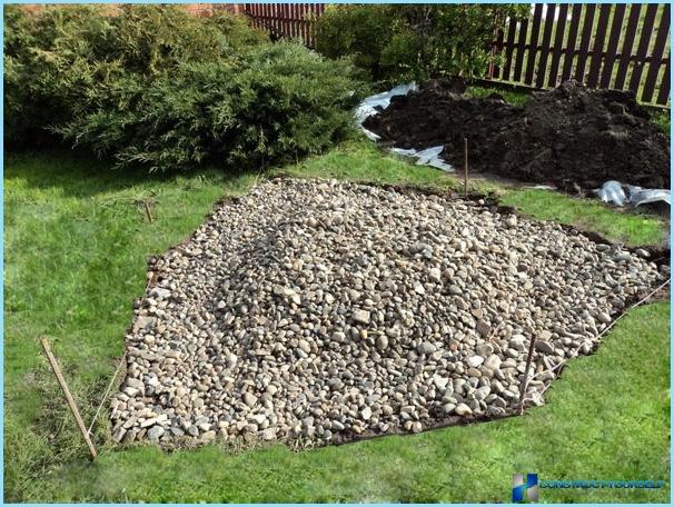 Rockery landscape design