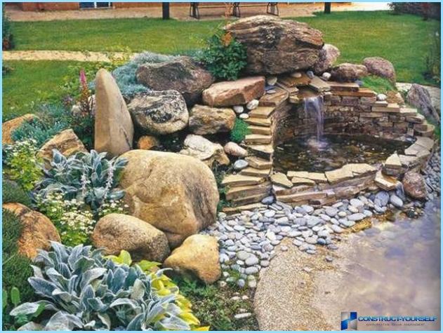 Rockery landscape design