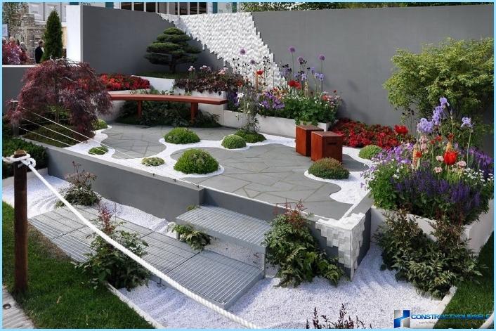 Modern styles of landscape design