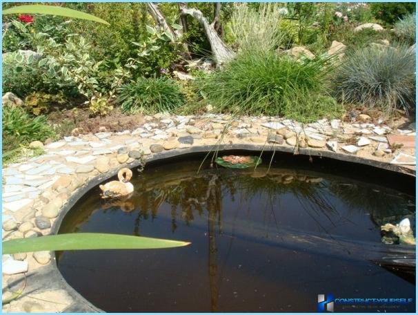 Ako vyrobiť rybník z pneumatiky