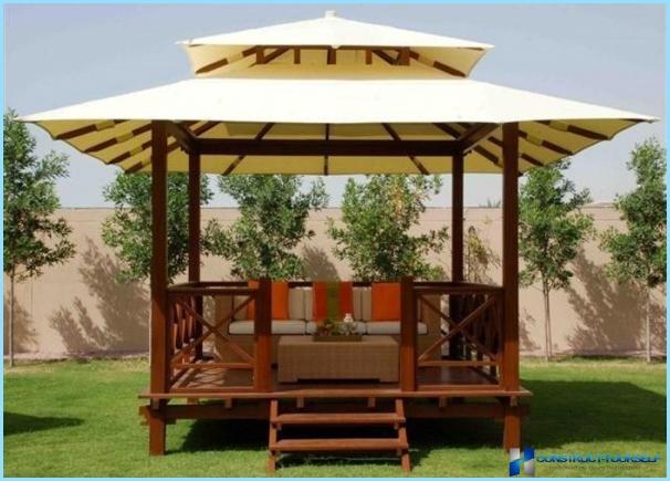 Wie man eine Pergola mit eigenen Händen macht, Schritt für Schritt Anleitung