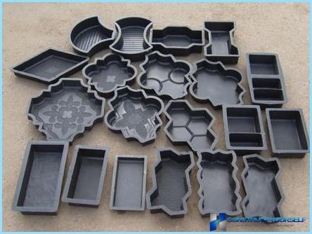 Technology of production of paving tiles with their hands