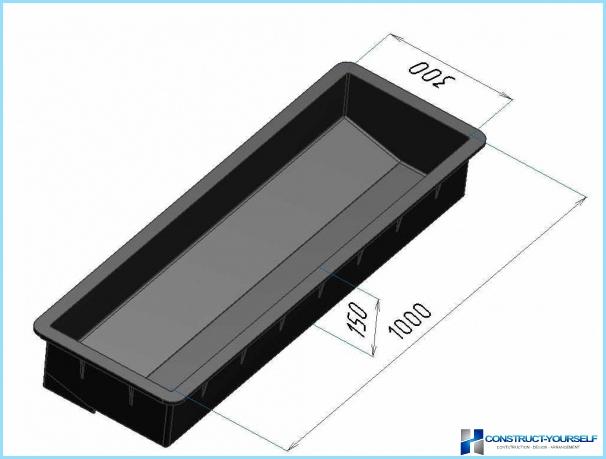 Technology of production of paving tiles with their hands