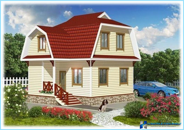 Do mansard roof in the house alone
