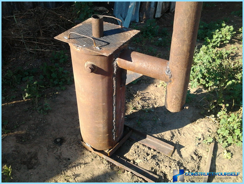 Homemade boilers long burning firewood