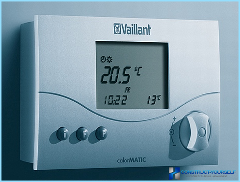 Thermostat for boiler heating