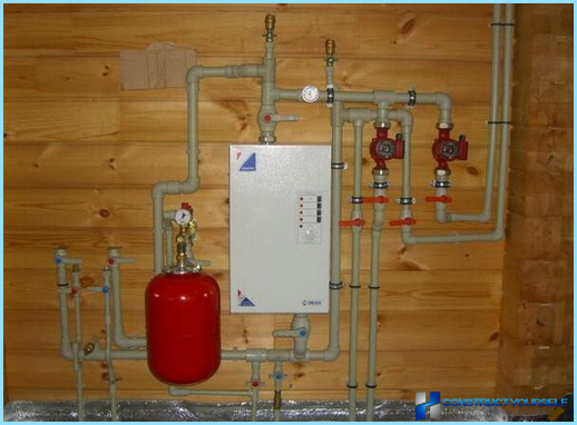 Electric heating boiler for home