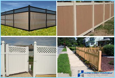 Decorative plastic fence