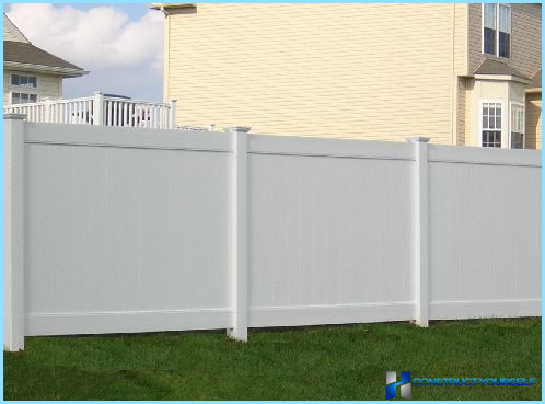 Decorative plastic fence