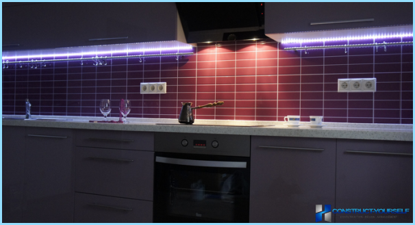 Linear led lights for kitchen