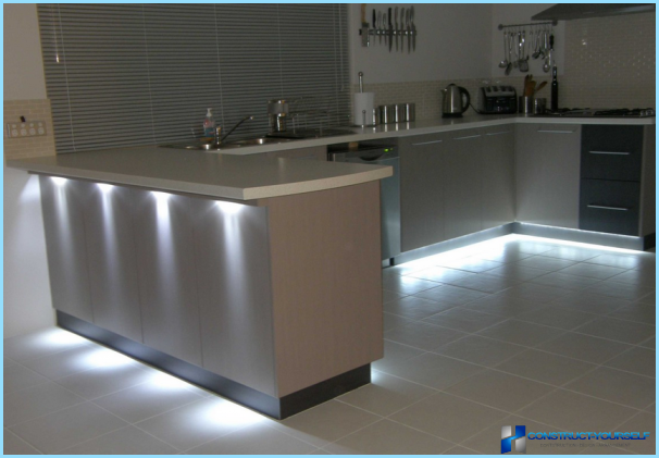 Lineære LED køkkenlamper