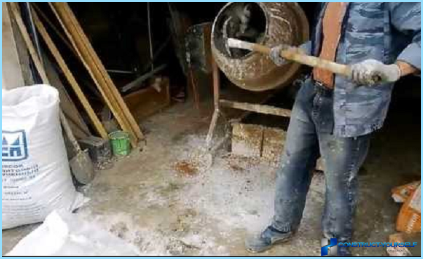 Preparation of the solution for plaster walls