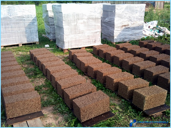 Proizvodnja blokova od drveta od betona: oprema i tehnologija