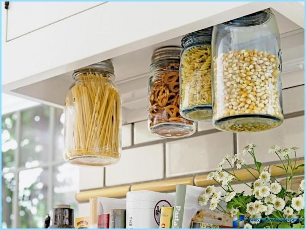 Kitchen decor with their hands