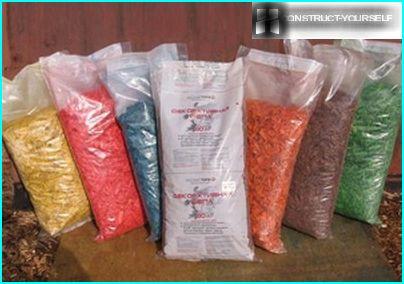 Packaged wood chips