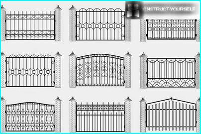 Opciones de diseño para secciones de valla