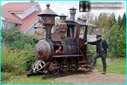 Stove and steam train
