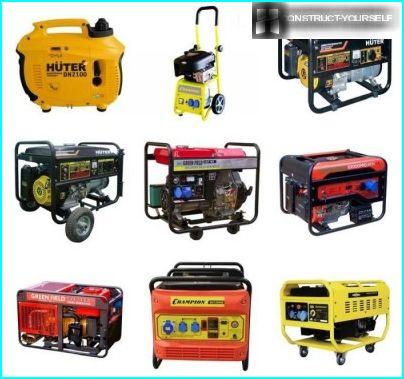 Compact gasoline generators