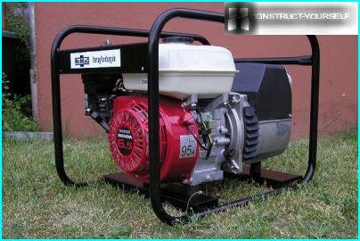 Mobiler Generator für die Gartenarbeit