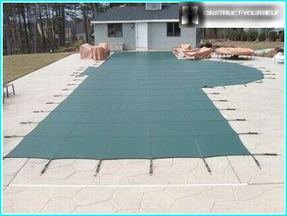 Tent covering for pools