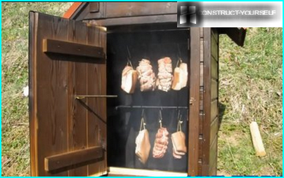 The principle of operation of the smokehouse
