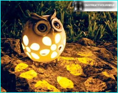 The lamp in the form of an owl