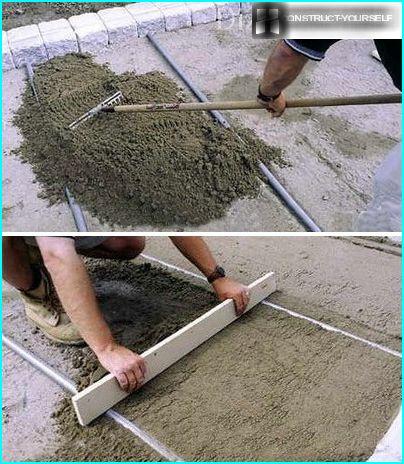 Faset arrangement af sand 
