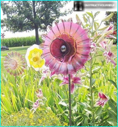 Fleurs en verre